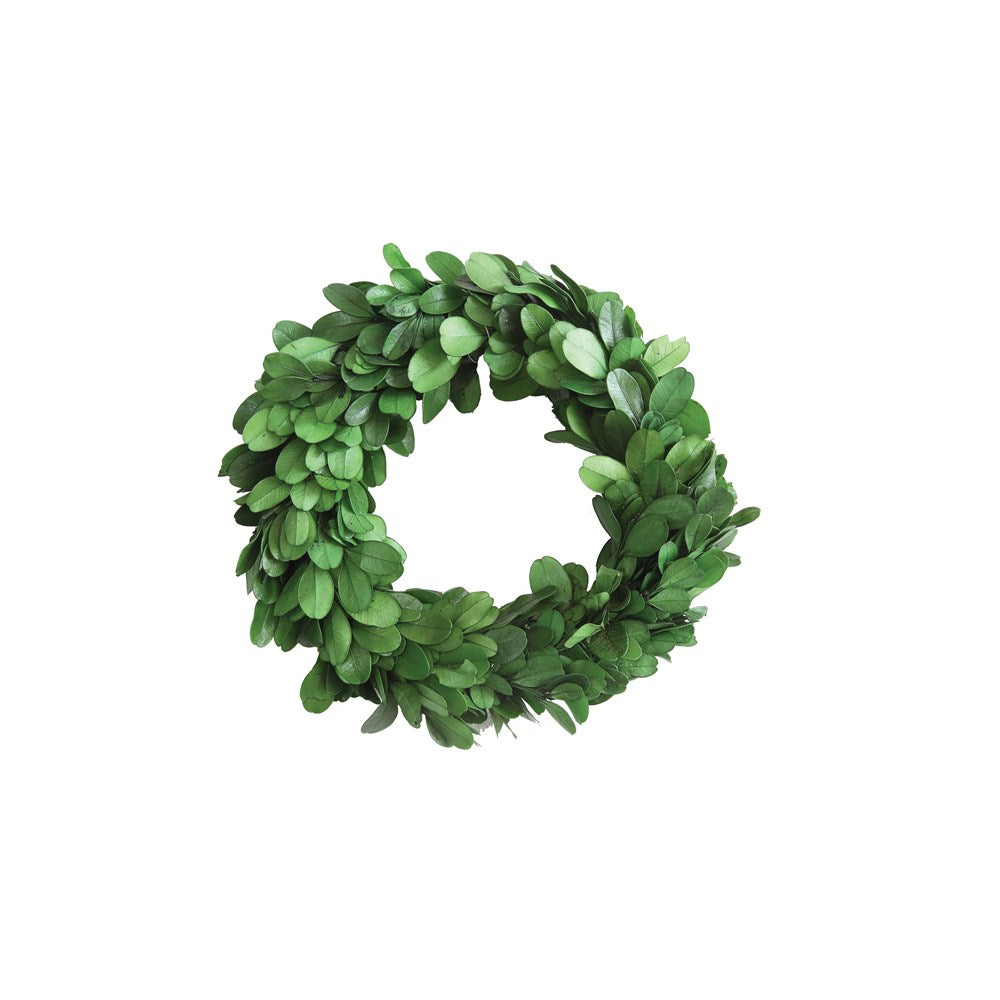6" Round Boxwood Wreath