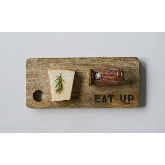 Eat Up Wood Cutting Board