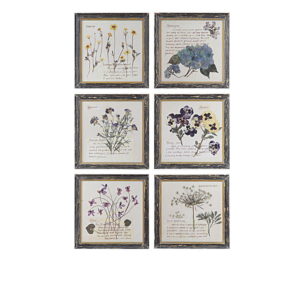 Floral Framed Wall Decor