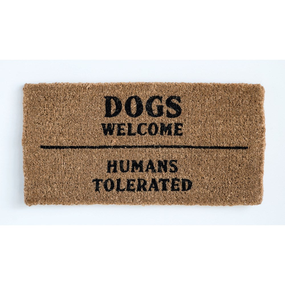 Dogs Welcome Door Mat DISC