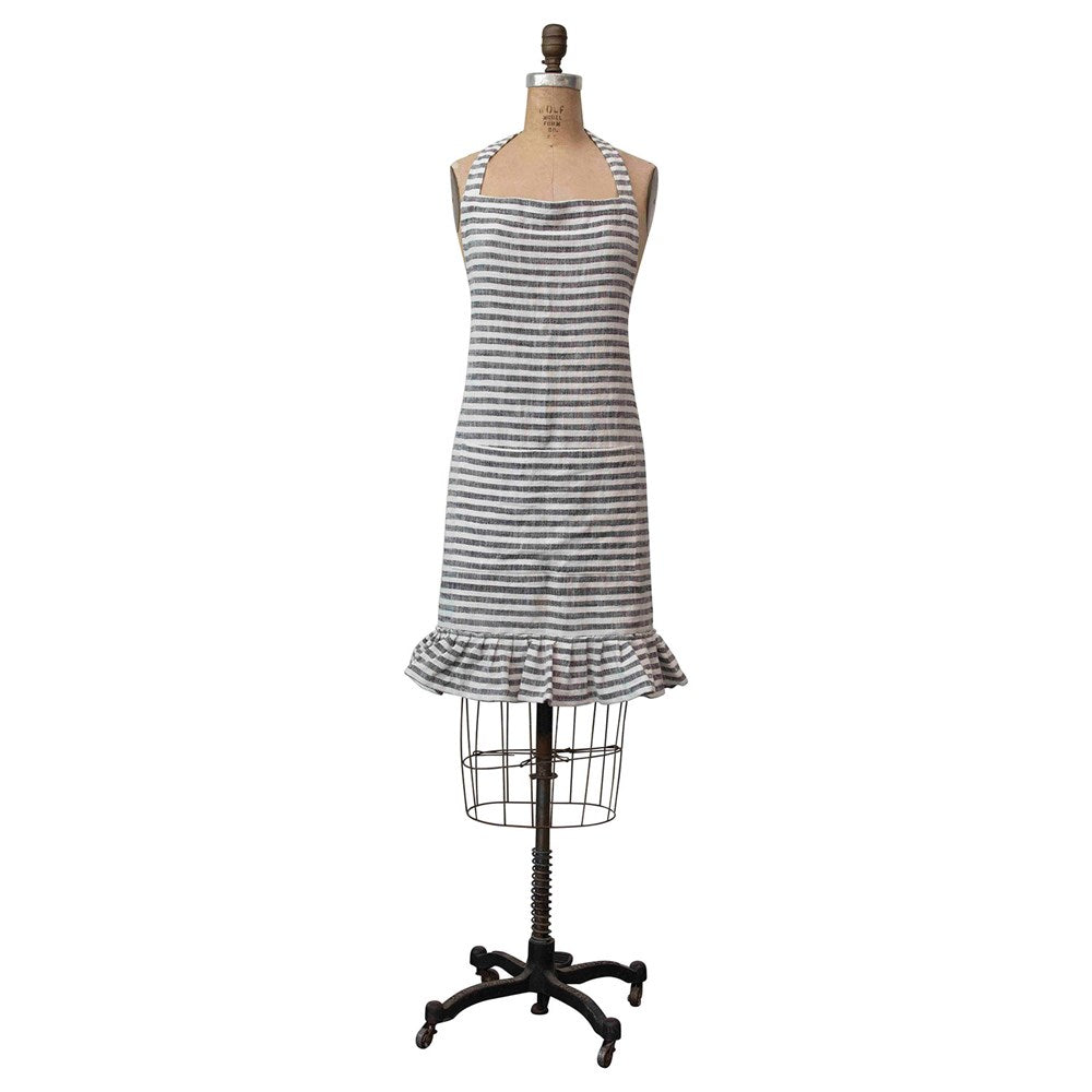 Cotton Striped Apron