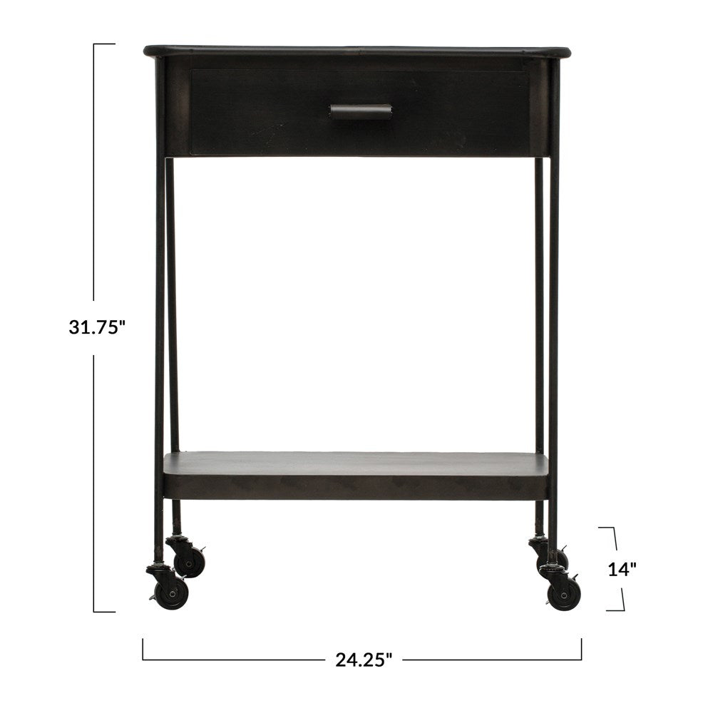 Metal Table on Casters *DISC