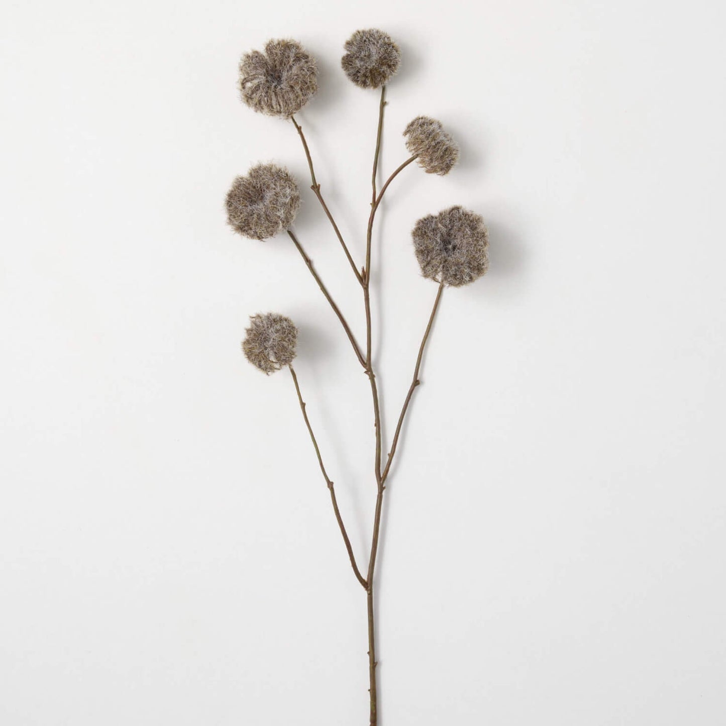 Faux Dried Brown Pod Spray