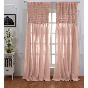 Smocked Linen Curtain