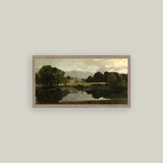 Malvern Hall In Warwickshire Framed Art