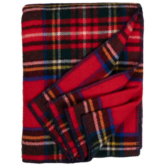 Highland Tweeds Wool Big Throw ~ Royal Stewart