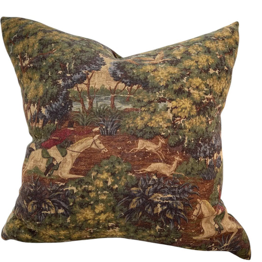 Guinevere Hunt Throw Pillow
