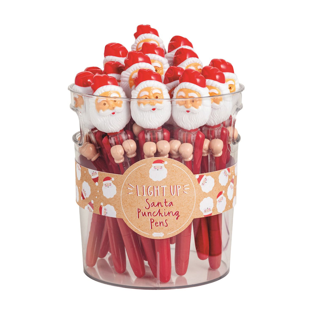 Santa Light-Up Punching Pen