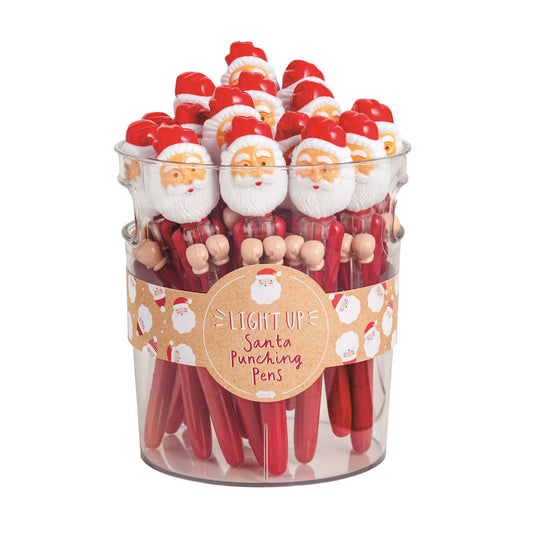 Santa Light-Up Punching Pen