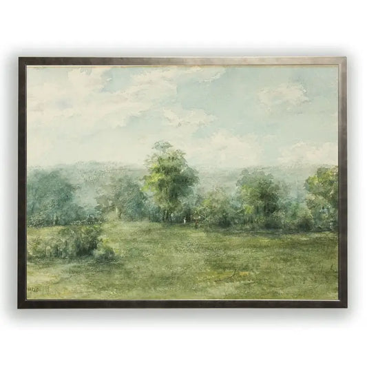 Vintage Oil Painting Reproduction of Landscape