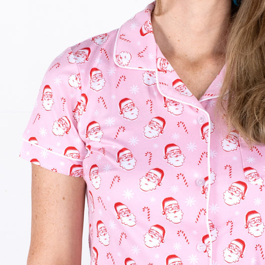 Candy Cane Cutie Short Sleeve Pajama Shirt