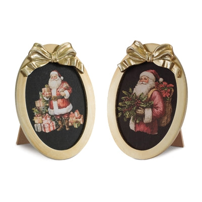 Framed Santa Plaque