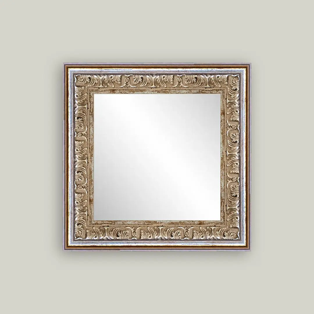 Silver Gold Framed Mirror
