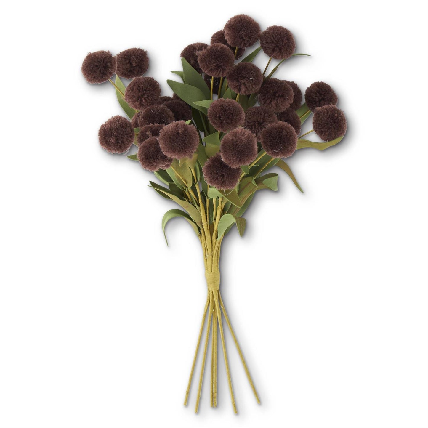 13 Inch Brown Pom-Pom Pick