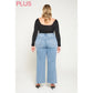 Festival Stretch Super High-Rise Wide Leg Jeans
