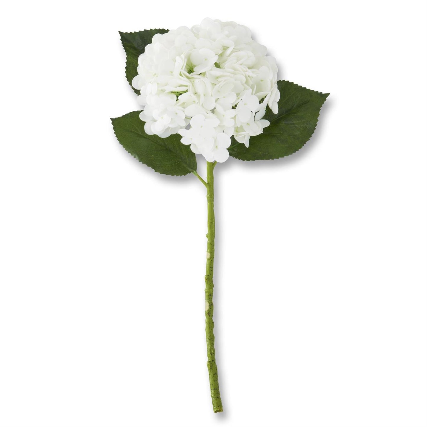 White Real Touch Hydrangea Stem