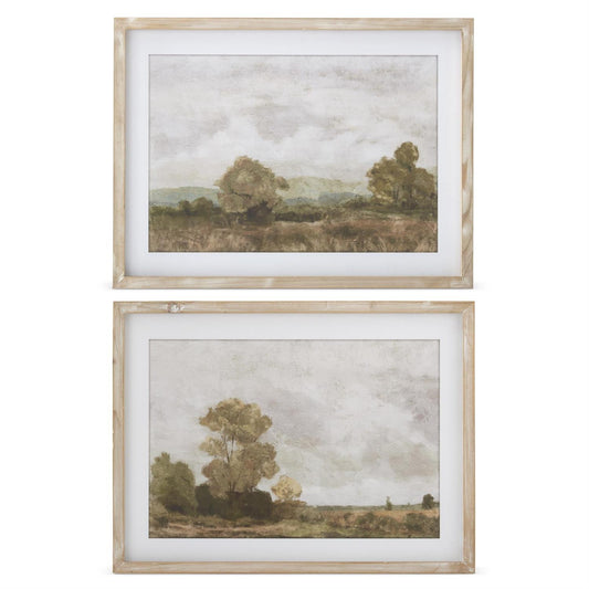 Light Fir Wood Framed Naturescape Print