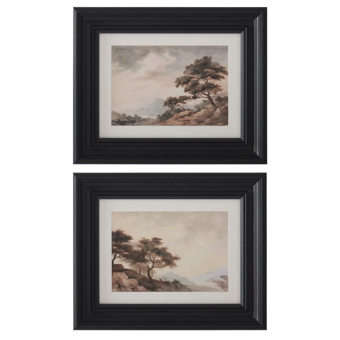 Watercolor Framed Landscape Print