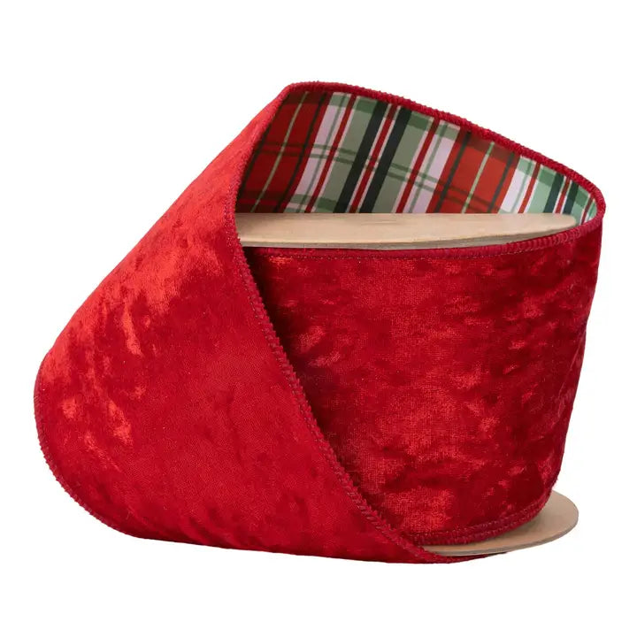 Red Velvet Wired Ribbon