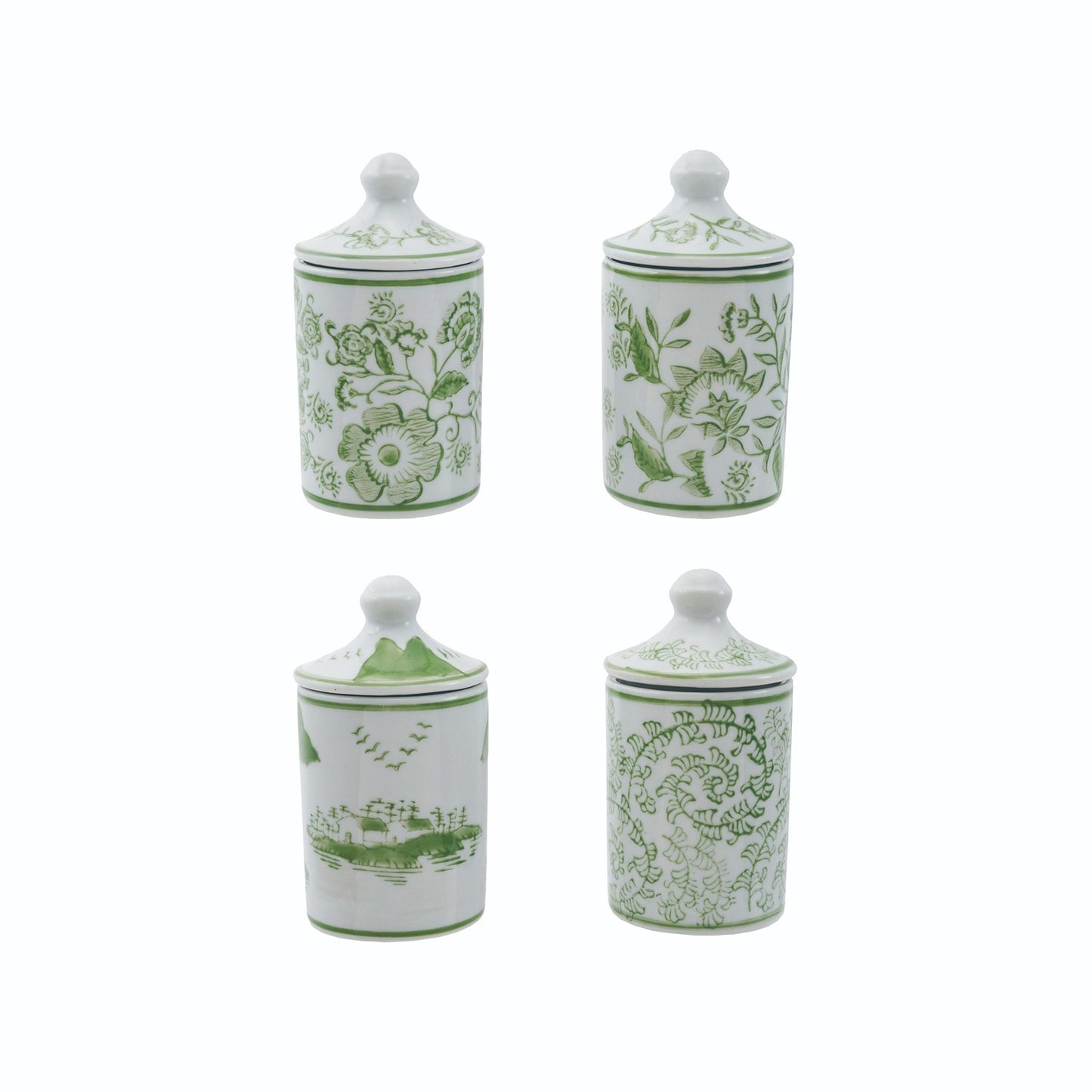 Hand Stamped Stoneware Spice Jar