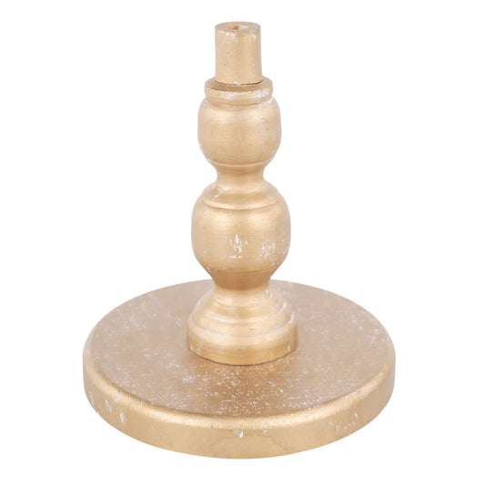 Gold Wood Base