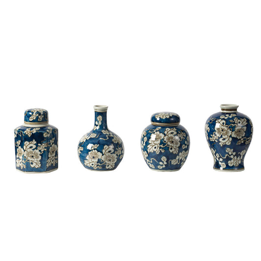 Blue And White Jar And Vase