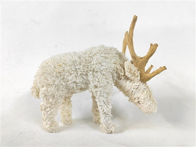 Small Knitted Grazing Stag