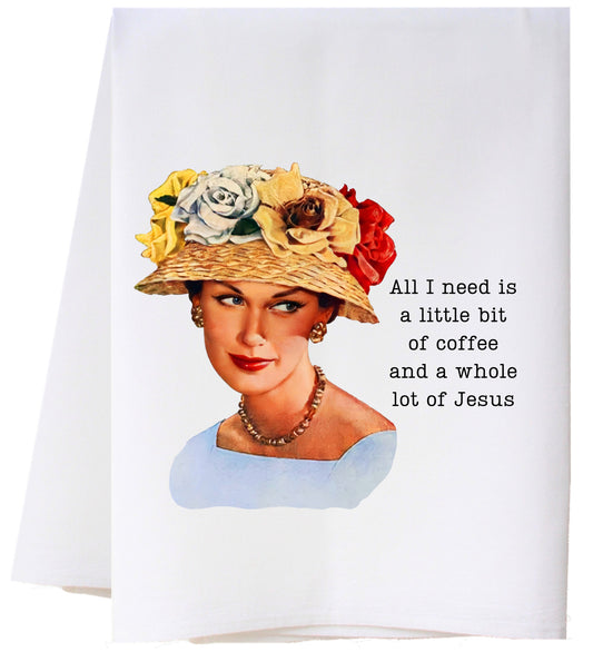 Little Bit Of Coffee Flour Sack Towel