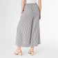 Dahlia Striped Textured Pants with Side Button