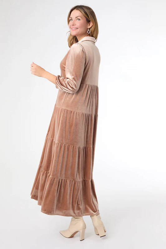 Romance Imagined Velour Dress