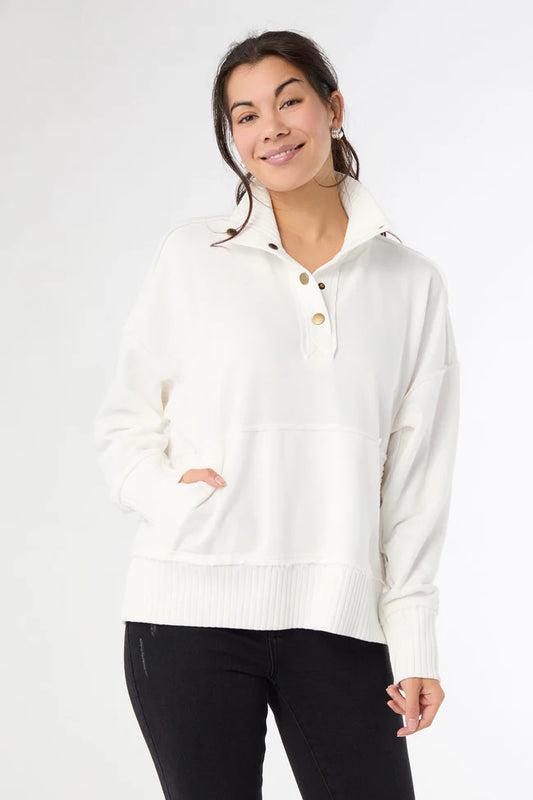 Jayleen Long Sleeve Pouch Pocket Sweatshirt