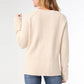Helix Crew Neck Sweater with Side Slit