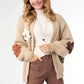 Caroline Open Cardigan with Flower Detail