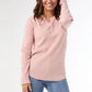 Kym Soft Henley Top with Buttons