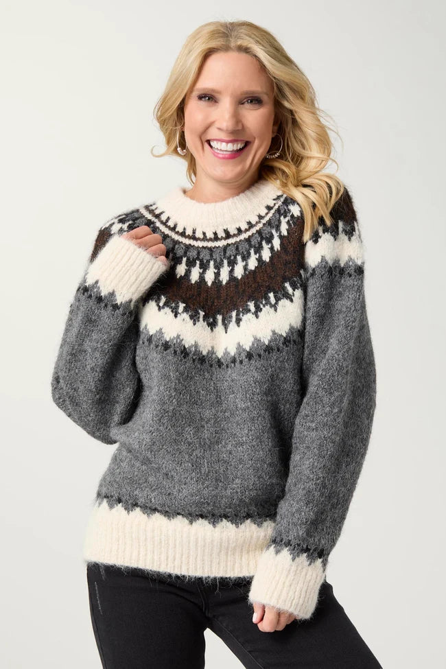 Perissa Heavy Mock Neck Sweater