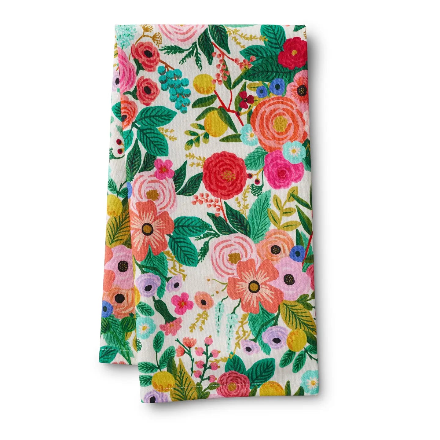 Garden Party Floral Tea Towel