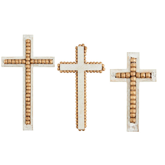 Gold Bead Cross