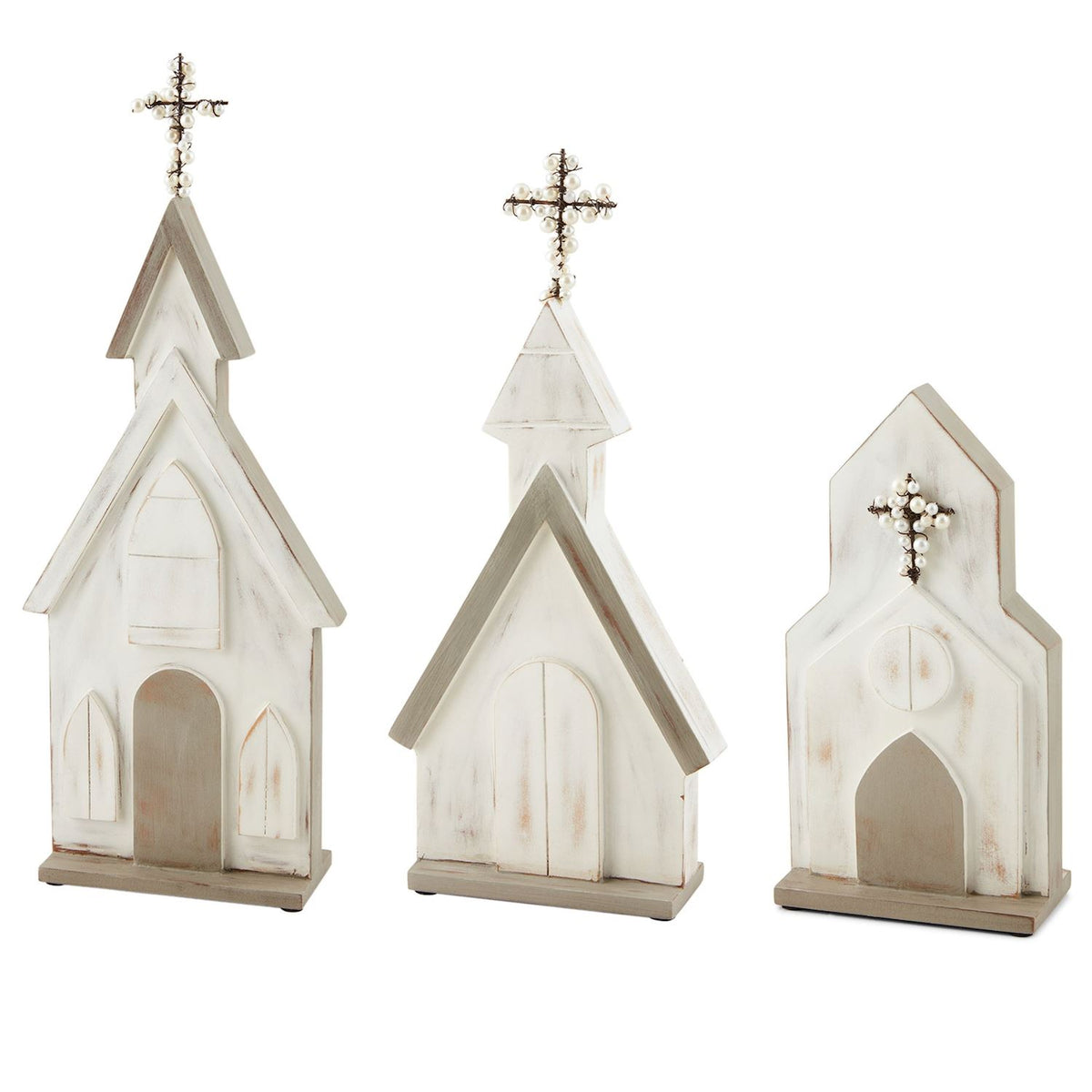 Wood Church Sitter
