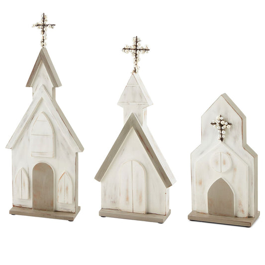 Wood Church Sitter