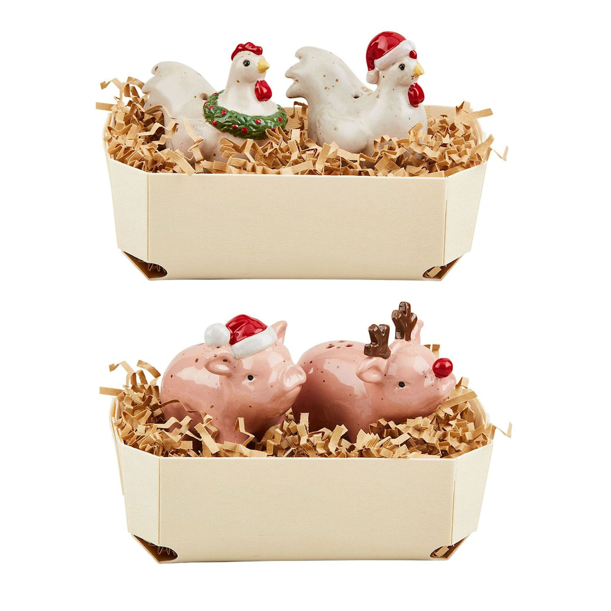 Farm Animal Christmas Salt & Pepper Shaker