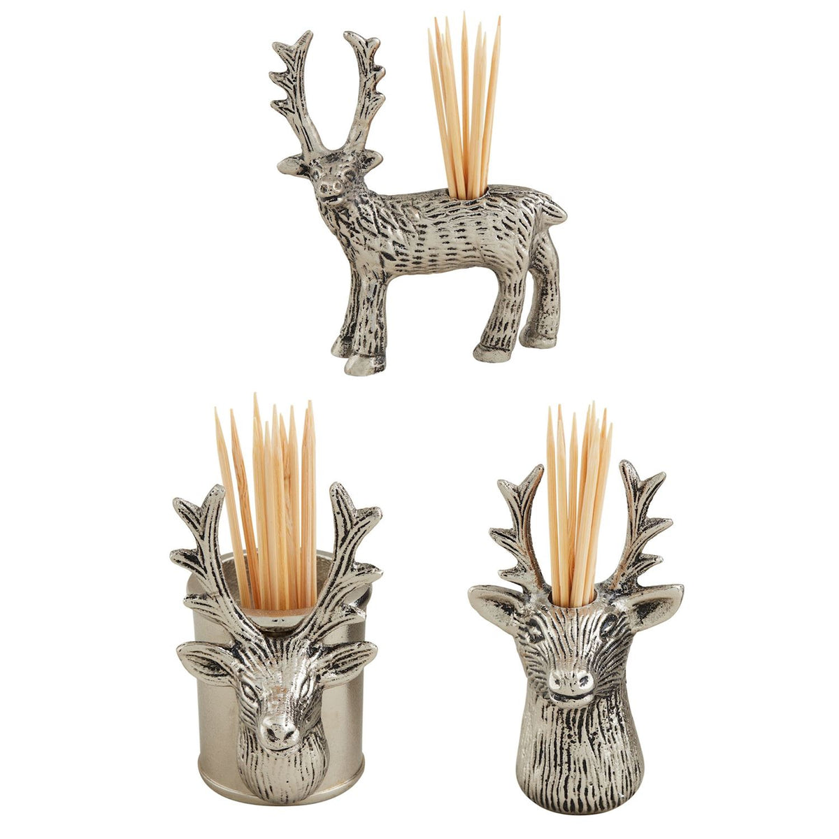 Deer Toothpick Caddy Sets