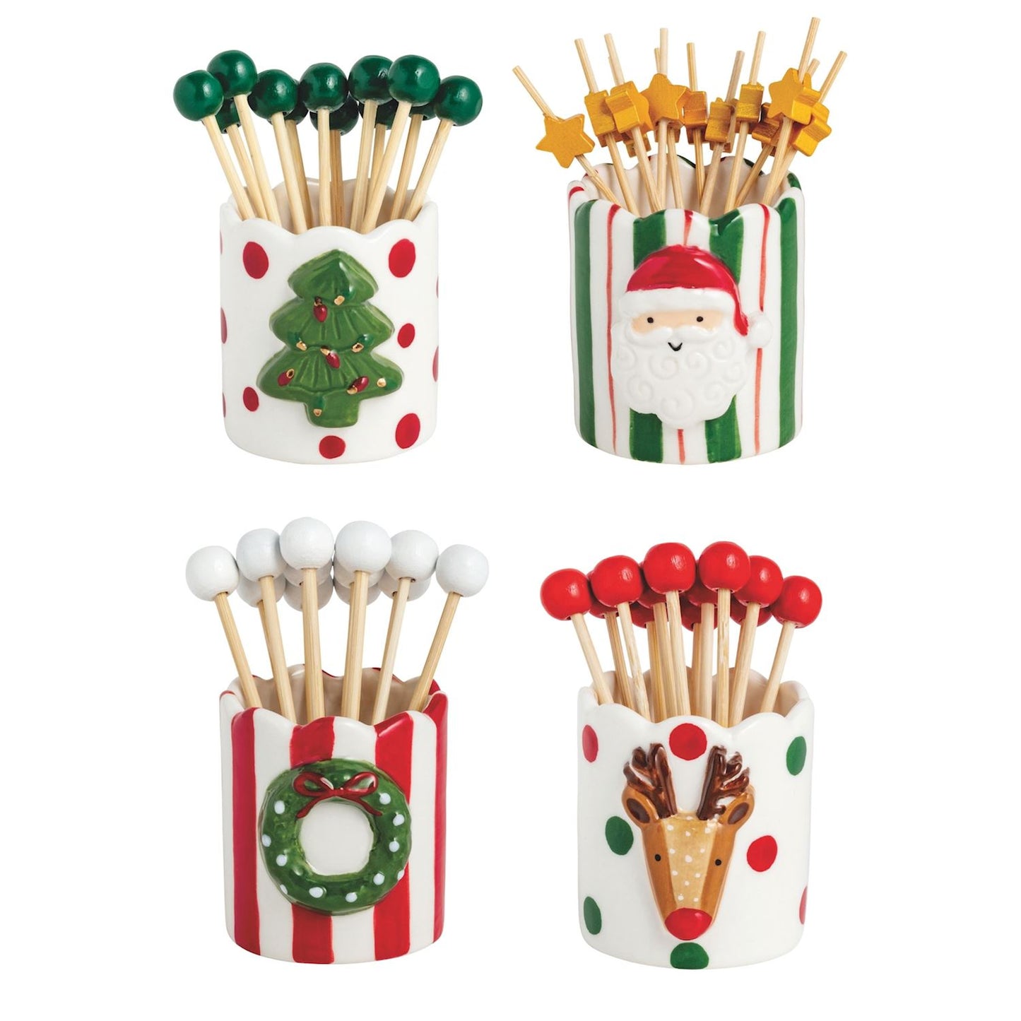 Bagged Christmas Toothpick Holder