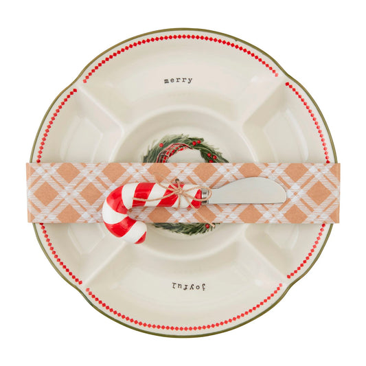 Santa Divided Platter