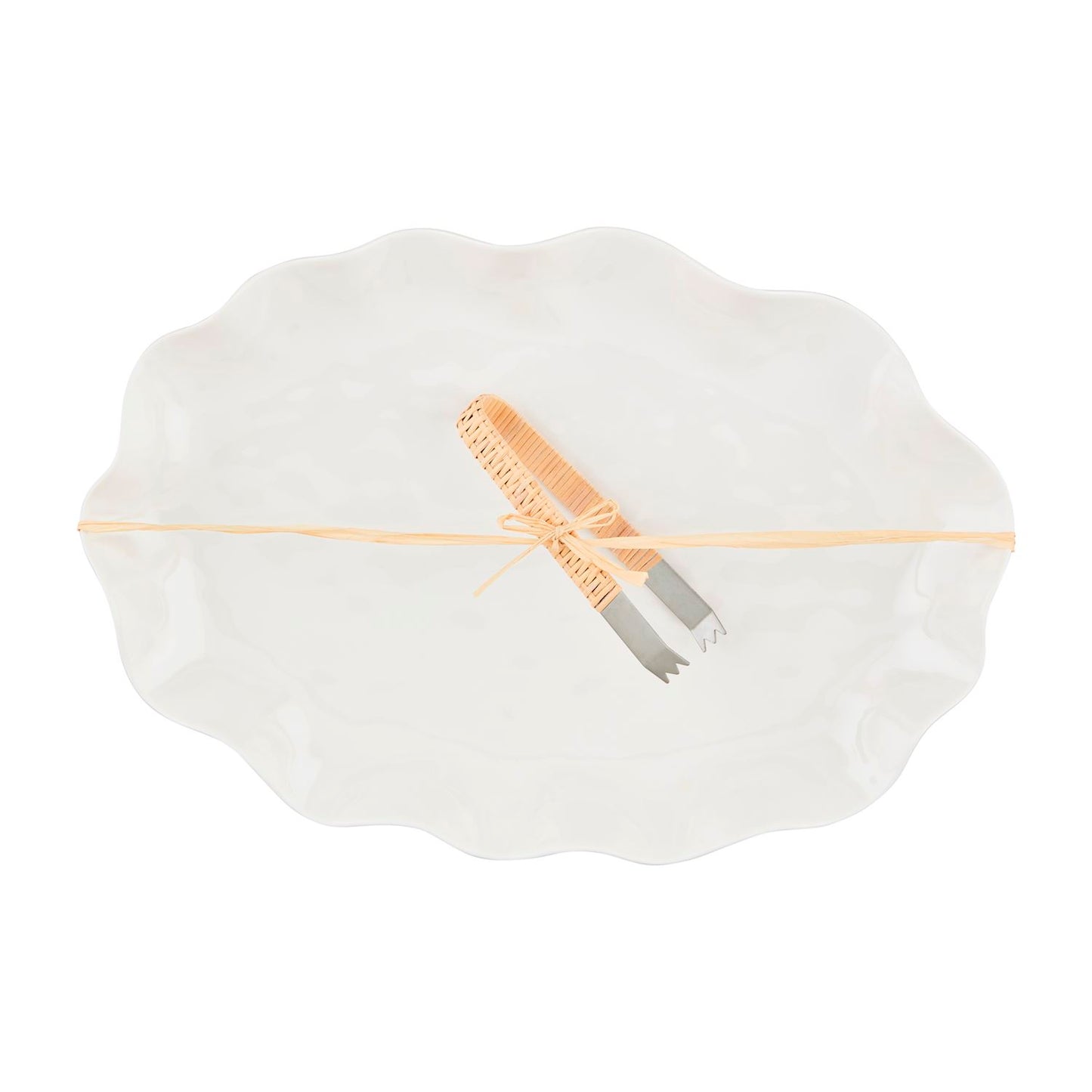 Ruffle Melamine Platter