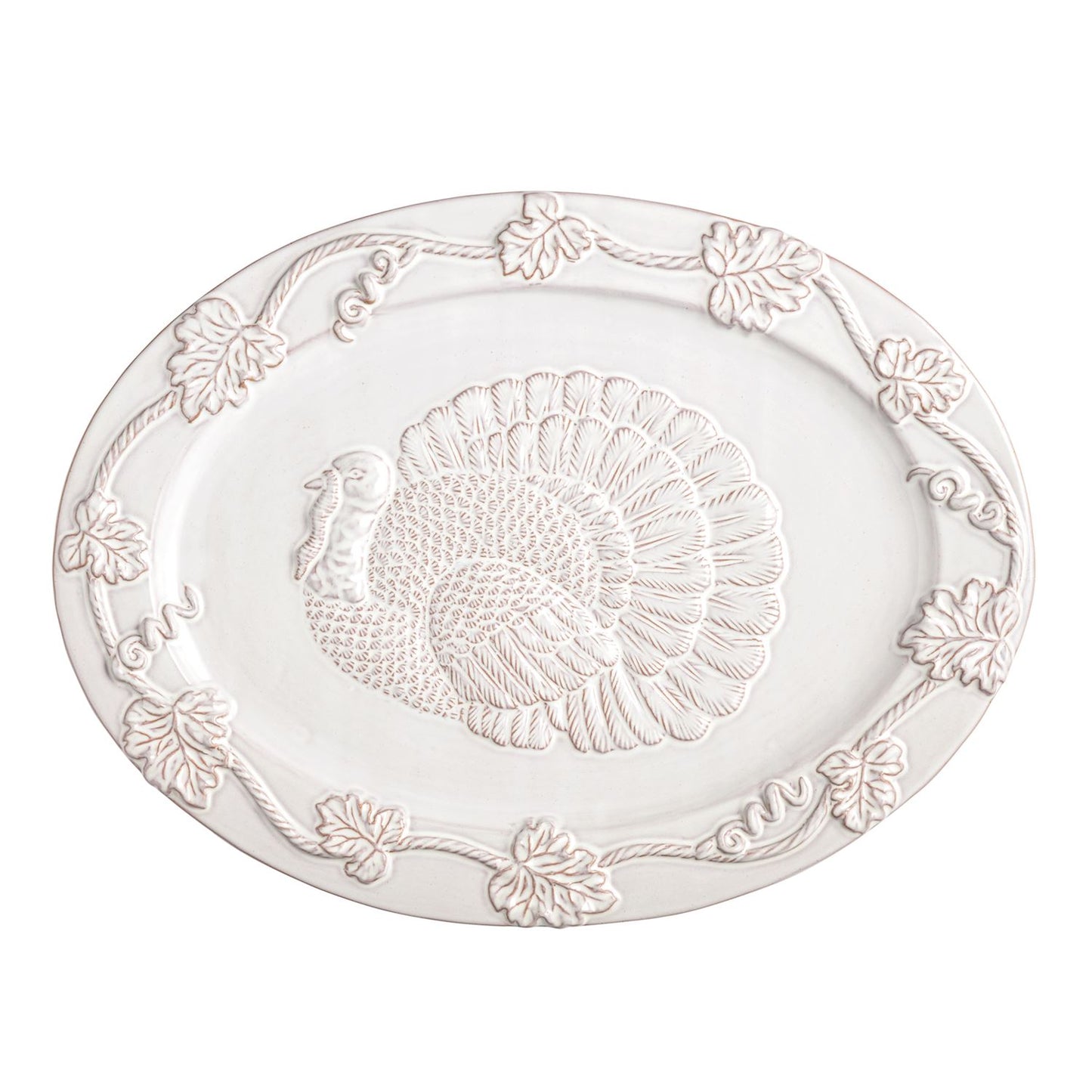 White Turkey Platter