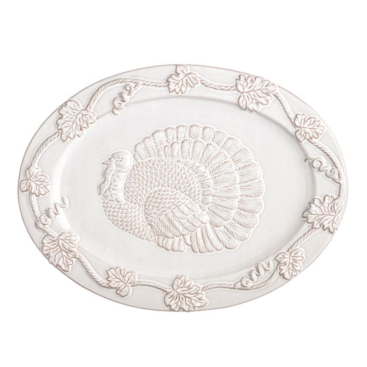 White Turkey Platter