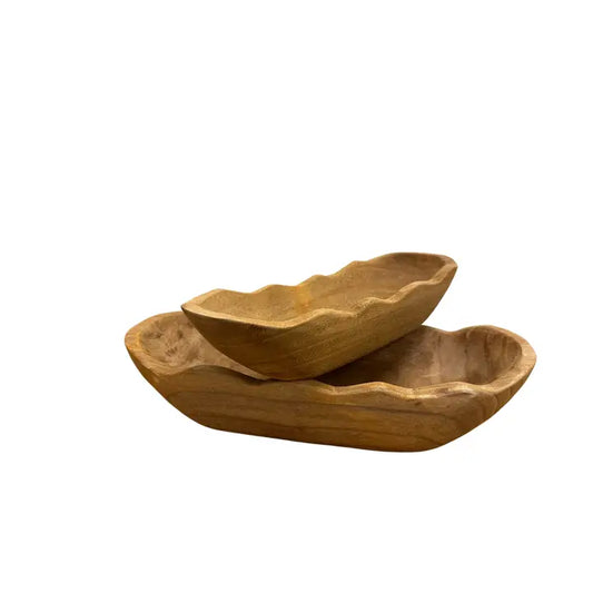 Handcrafted Wood Dough Bowl