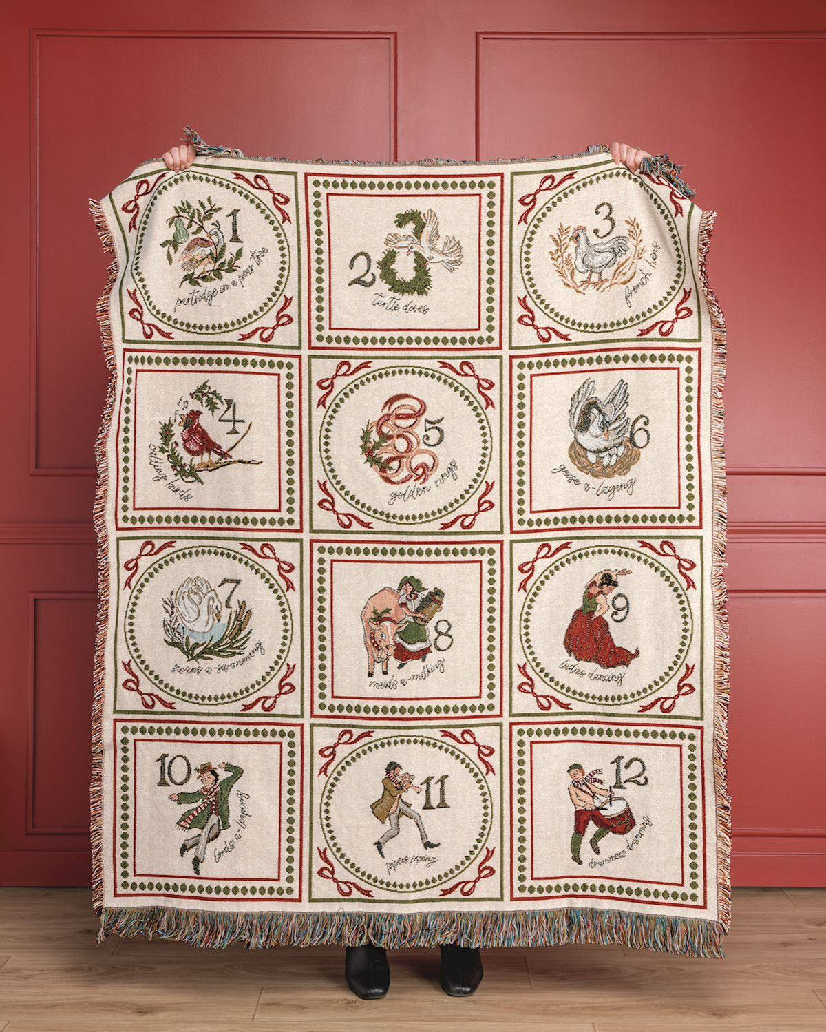 12 Days Of Christmas Blanket