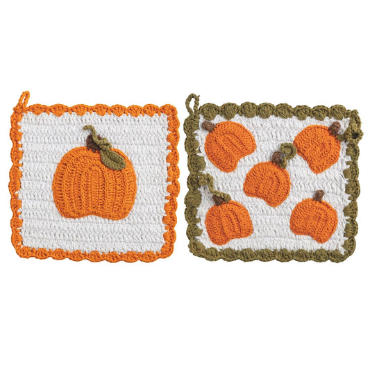 Gather Crocheted Pot Holders