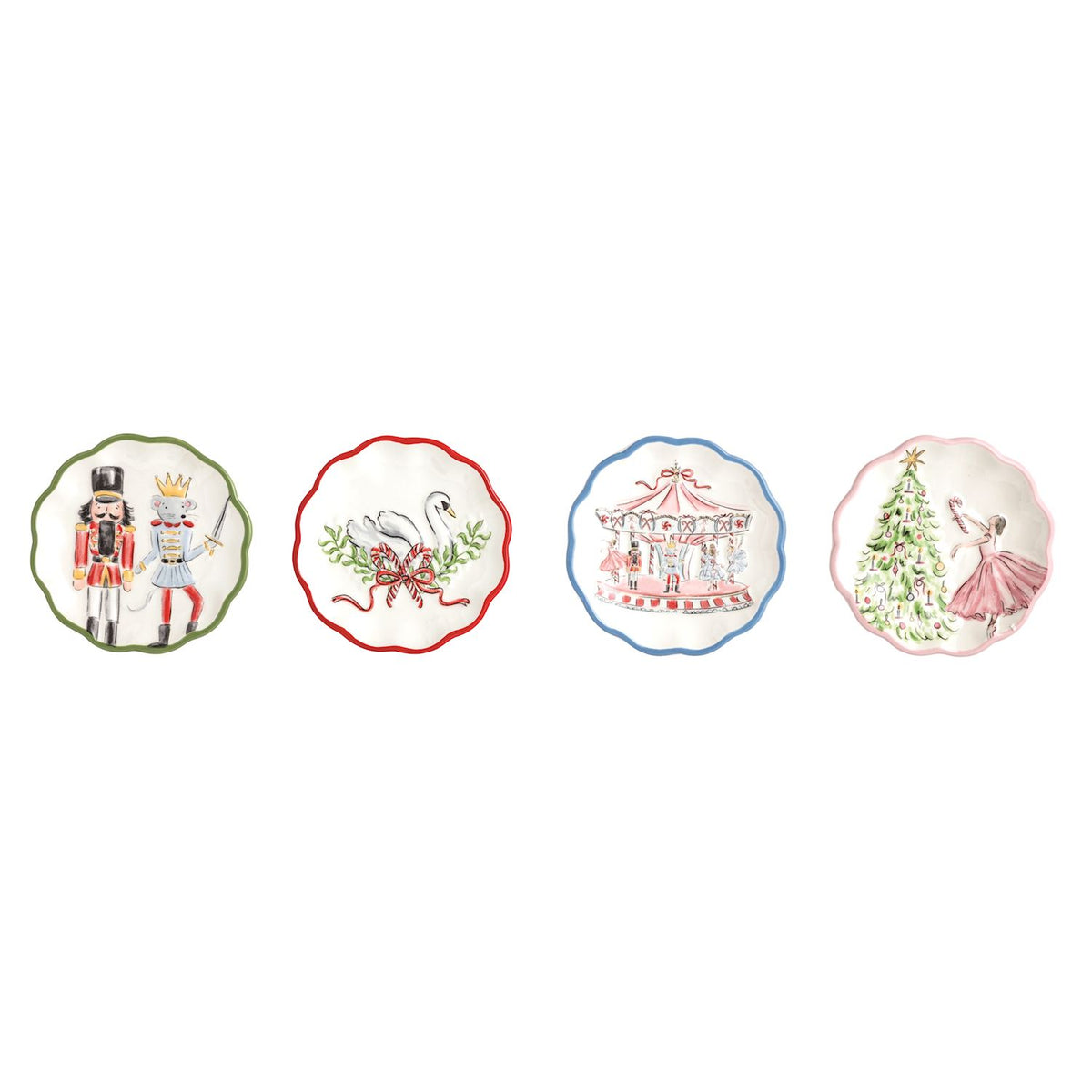 Winter Wonderland Tidbit Plates